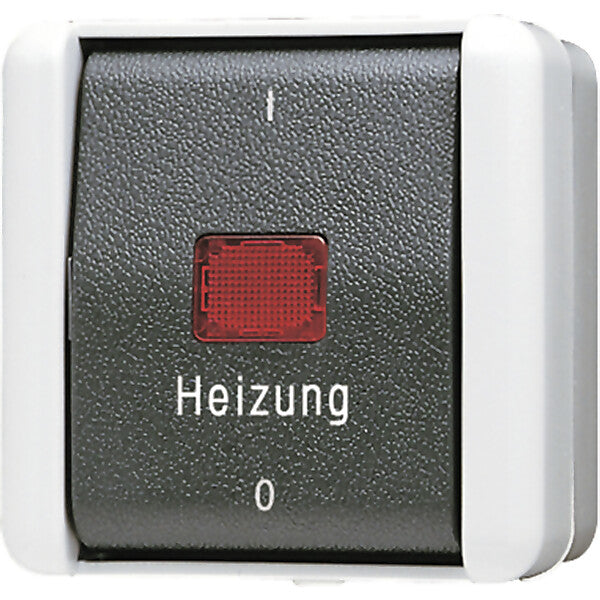 JUNG Heizung-Notschalter Aus 3-pol. 803 HW